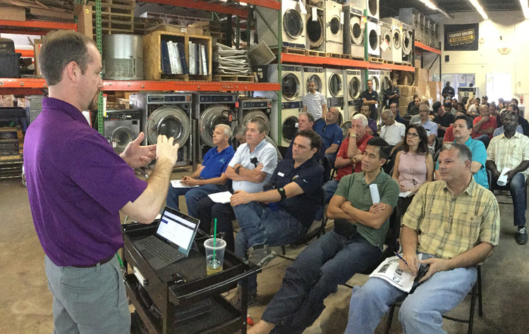 Laundry Owners Warehouse Hosts Dexter Service School