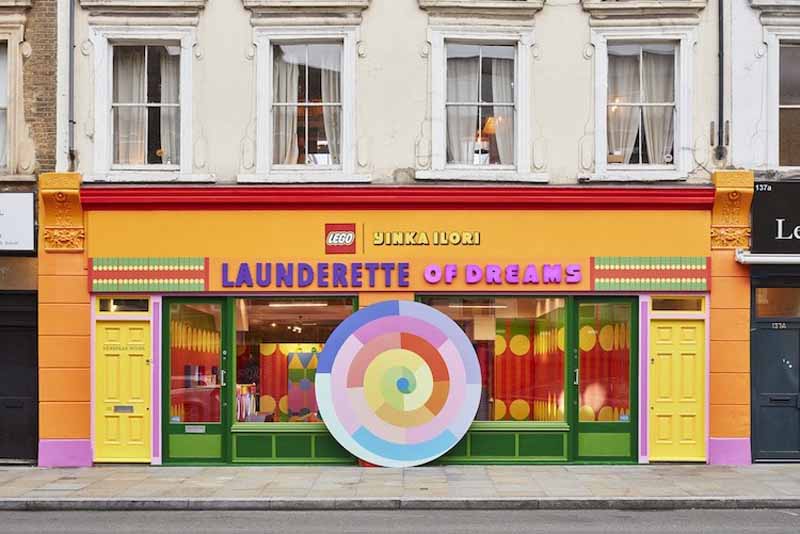 LEGO Teams with Local Artist to Transform London Laundromat