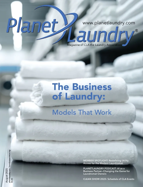 June 2025 Cover of PlanetLaundry Magazine